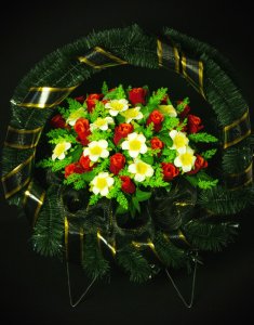 Напольная корзина цветов