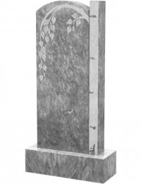 Белый мраморный памятник