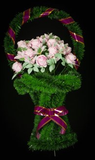 Большая корзина цветов