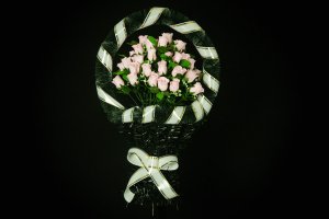 Средняя корзина цветов