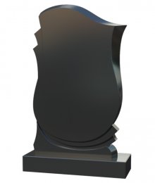 Черный мраморный памятник