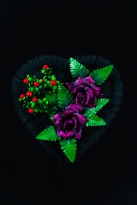 Венок-корзина мини