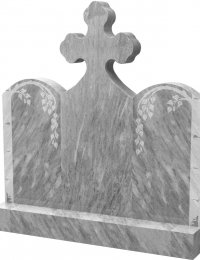 Белый мраморный памятник