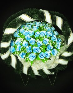 Напольная корзина цветов