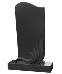 Черный мраморный памятник